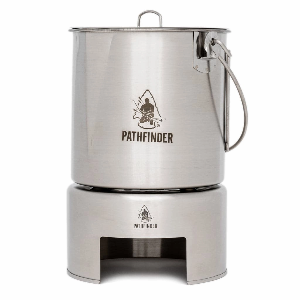 Stainless Steel 64oz. Bush Pot