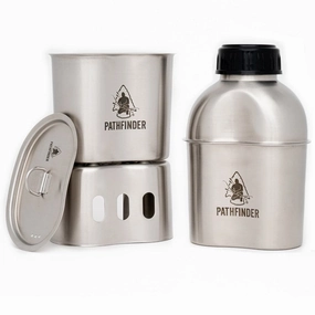 Stainless Steel Canteen Cooking Set professional grade outdoor cooking tools