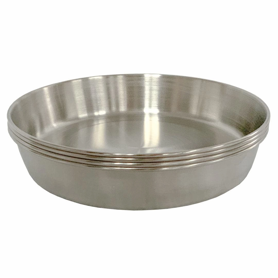 Stainless Steel Plate (4 Pack)