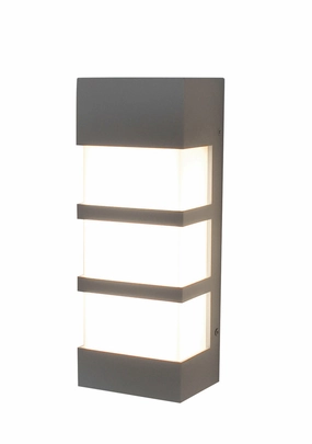 State LED Outdoor Wall Sconce Textured GreyOutdoor wall sconces with motion sensor