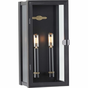 Stature Two Light Wall Lantern Oil Rubbed BronzeOutdoor wall sconces with motion sensor