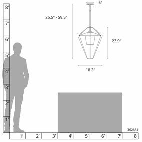 Stellar Large Outdoor Pendant/Semi-FlushWeatherproof outdoor lighting
