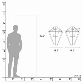 Stellar Large Outdoor SconceWeatherproof outdoor lighting