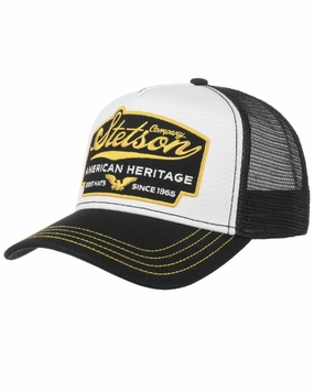 Stetson American Heritage Black White Trucker Cap Clearance Event Alert MustHave Steals