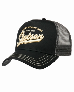 Stetson American Heritage Classic Black Trucker Cap Clearance Sale