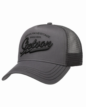 Shop Save Today Stetson American Heritage Classic Grey Trucker Cap
