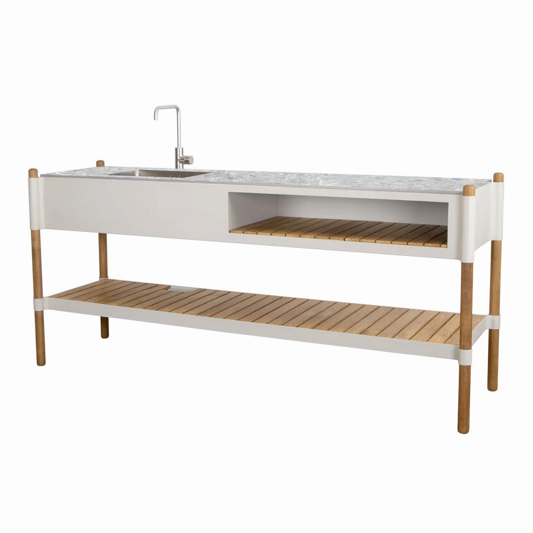 Sticks Outdoor Kitchen Module w/ Steel Sink & Ceramic Countertopoutdoor garden decorative ornaments