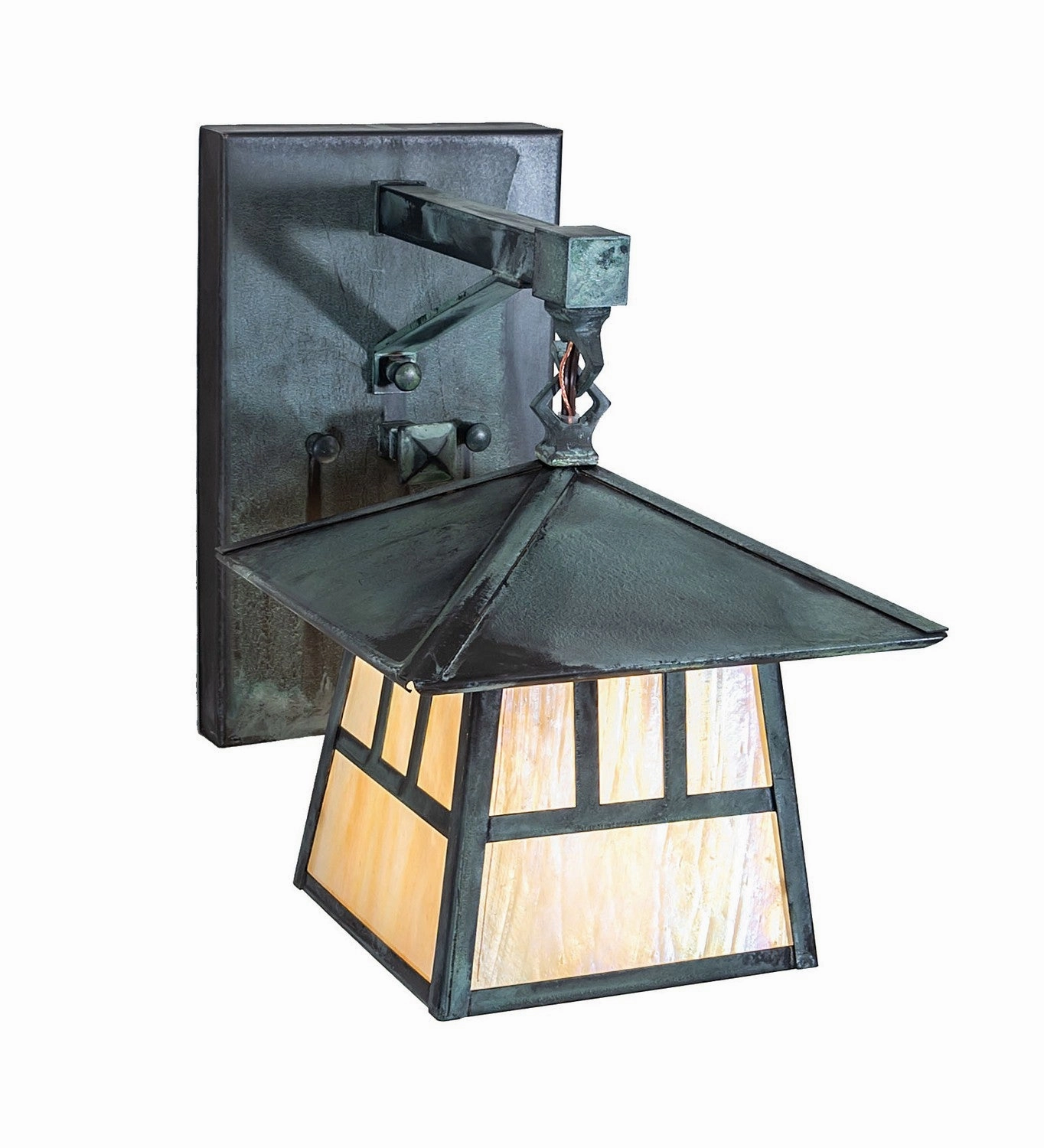 Stillwater One Light Wall Sconce Craftsman Verdigris