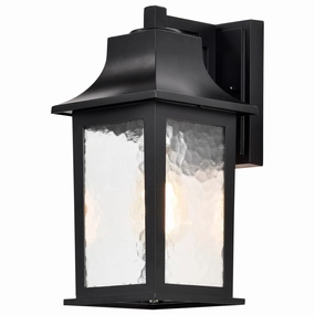 Stillwell One Light Outdoor Wall Lantern Matte BlackOutdoor wall sconces with motion sensor