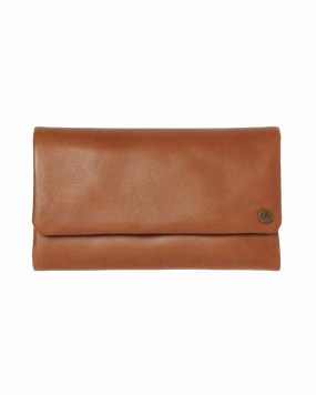 Stitch & Hide Leather Paiget Snap Closure Wallet Maple Brown Shop Today Save Hot Pick Sale