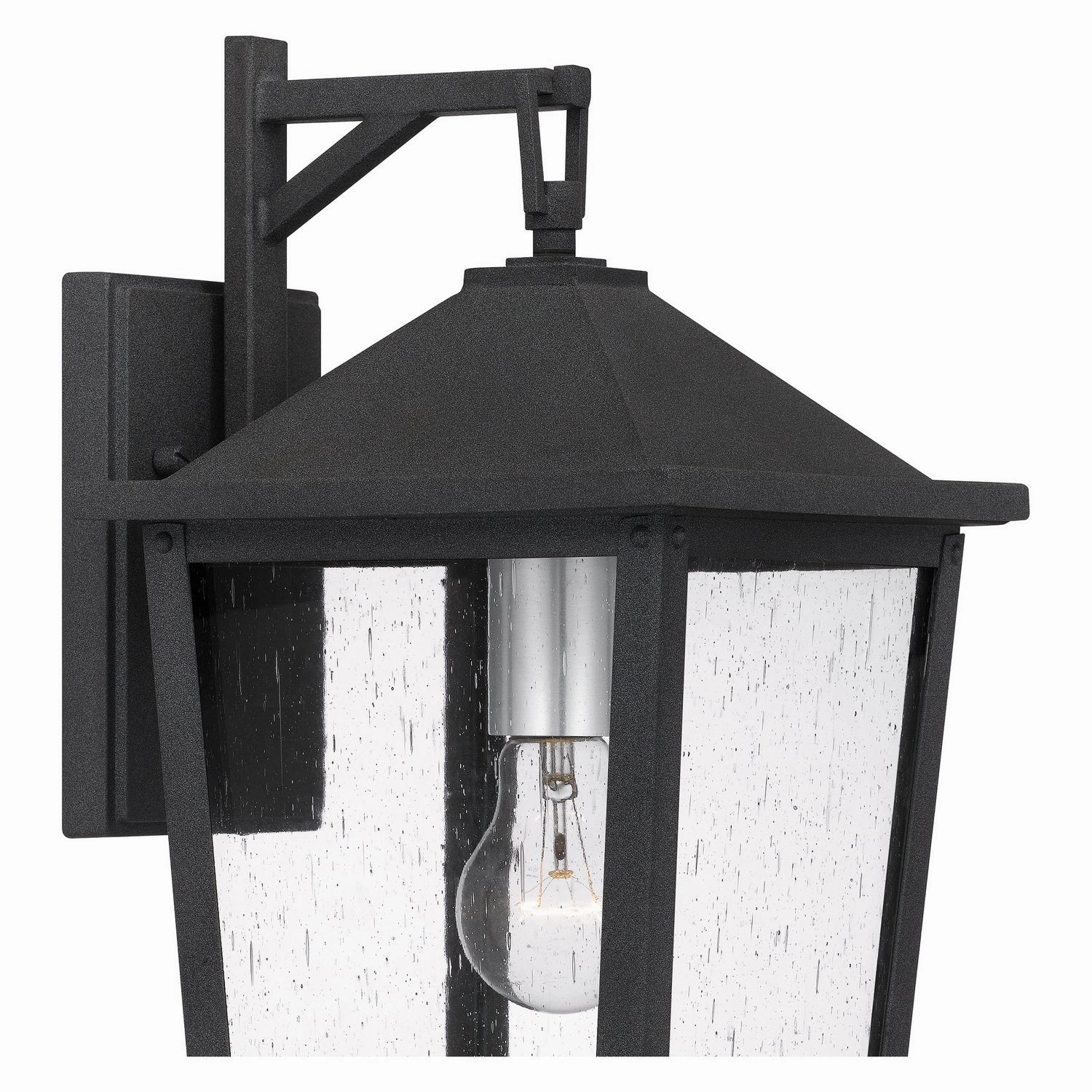 Stoneleigh One Light Outdoor Wall Mount Mottled Black