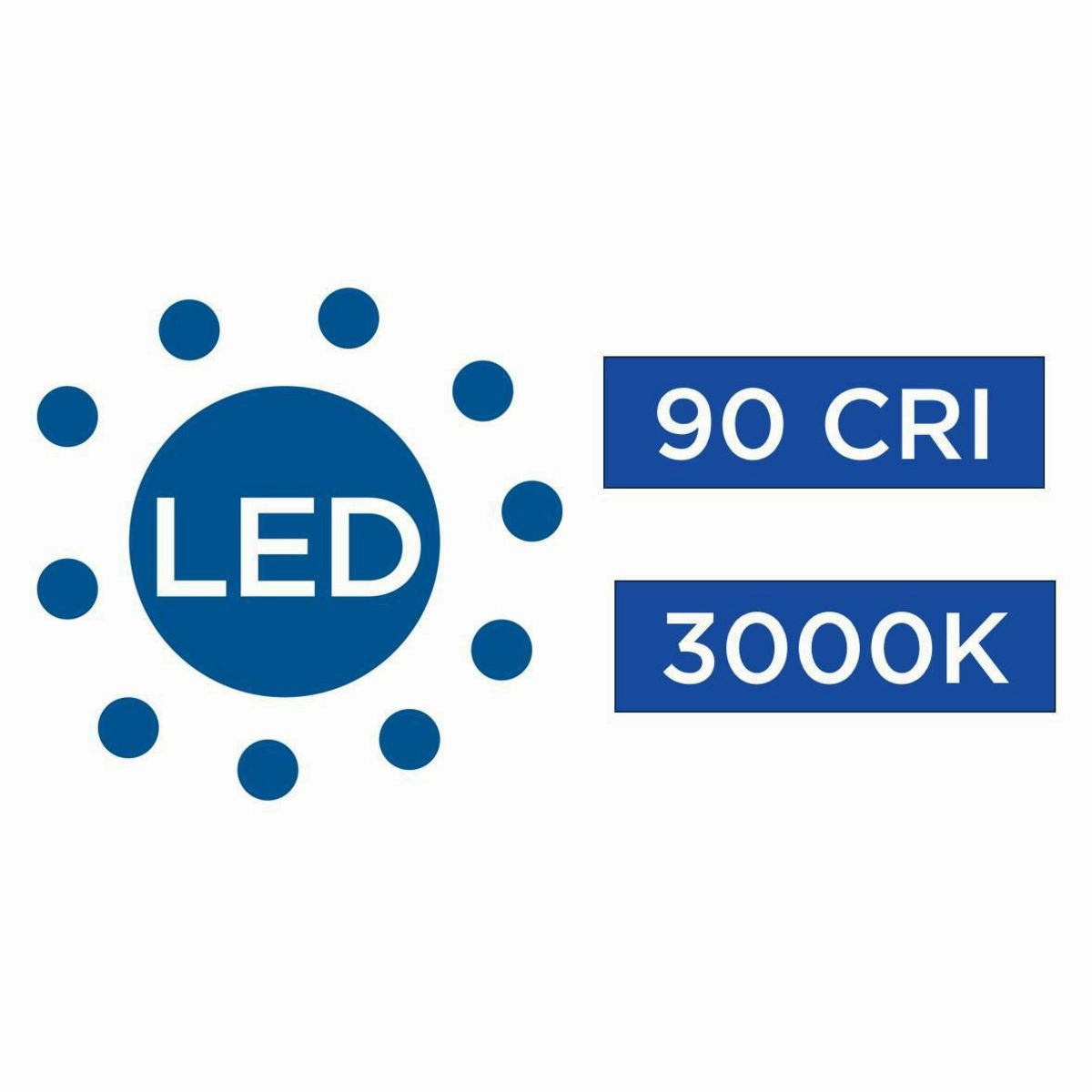 Strata Led LED Wall Lantern White