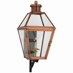 Stratford Gas Gas Wall Lantern Soft CopperOutdoor wall sconces with motion sensor