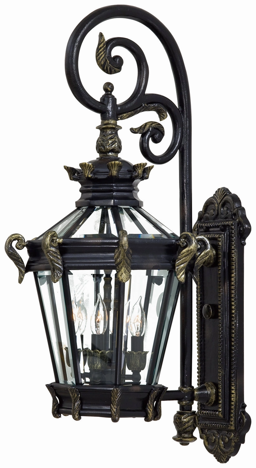 Stratford Hall Four Light Wall Mount Heritage W/ Gold HighlightsOutdoor wall sconces with motion sensor