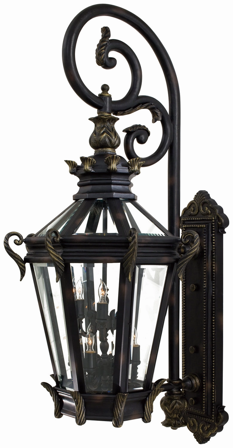 Stratford Hall Nine Light Wall Mount Heritage W/ Gold HighlightsOutdoor wall sconces with motion sensor