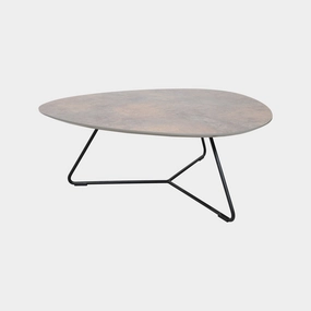 Stratus - 87cm Coffee Table In Ceramic Effectoutdoor coffee table for patio or lounge