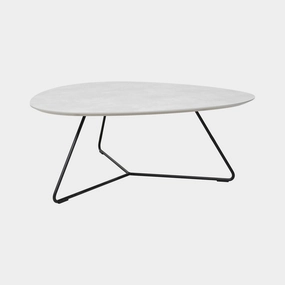Stratus - 95cm Coffee Table In Ceramic Effectoutdoor coffee table for patio or lounge