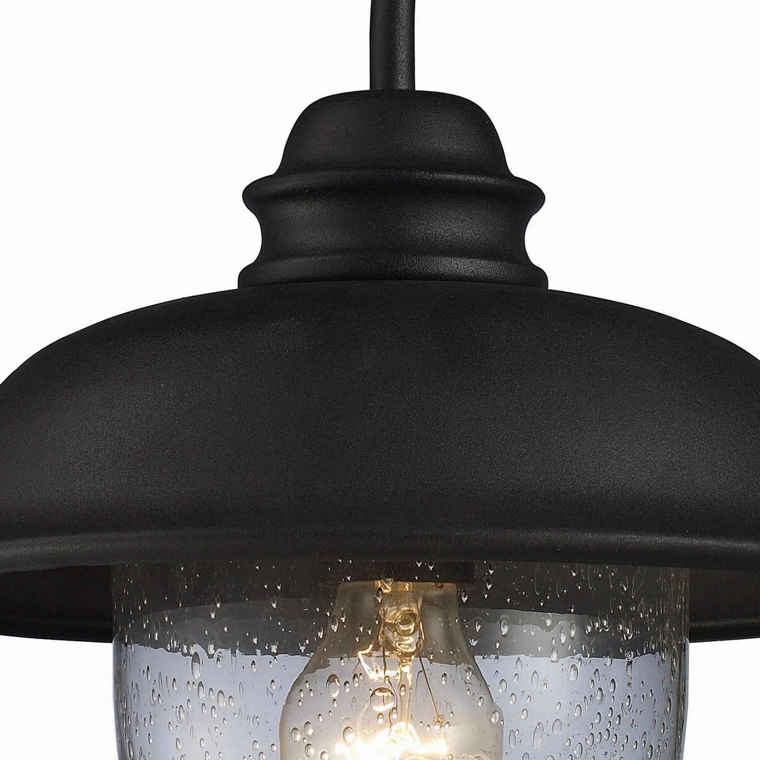 Streetside Cafe One Light Outdoor Wall Sconce Matte Black