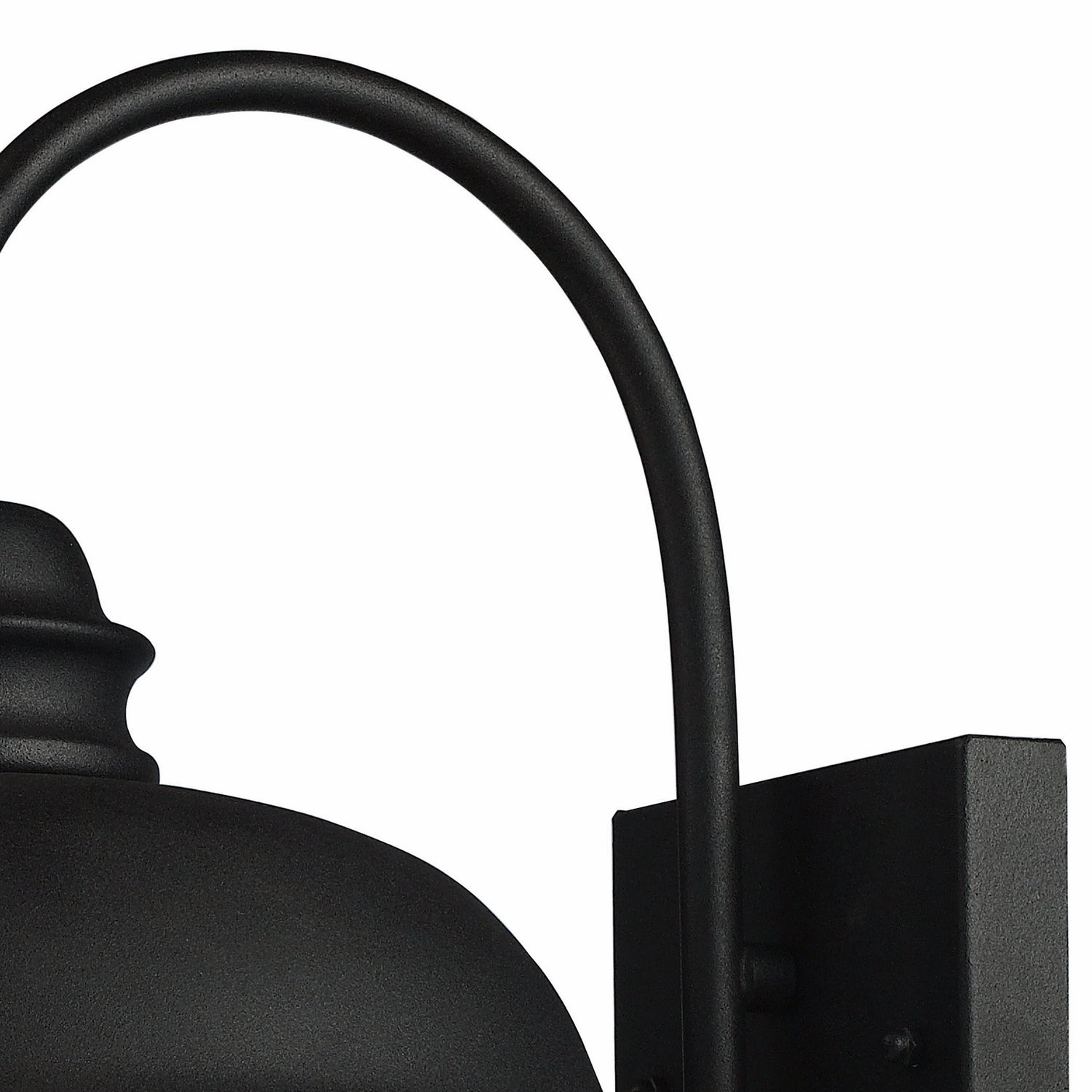 Streetside Cafe One Light Outdoor Wall Sconce Matte Black