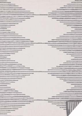 Summer Breeze 5'3" x 7'7" Outdoor Reversible Rug Triangles - Grey, Creamoutdoor patio furniture set