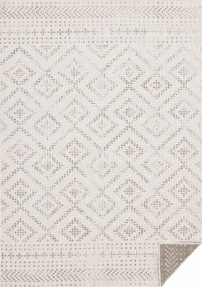 Summer Breeze 6'7" x 9'6" Outdoor Reversible Diamond Pattern - Beige, Creamoutdoor patio furniture set