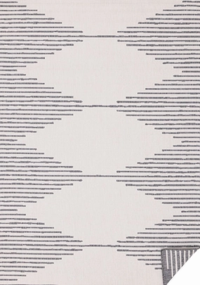 Summer Breeze 6'7" x 9'6" Outdoor Reversible Rug Triangles - Grey, Creamoutdoor patio furniture set