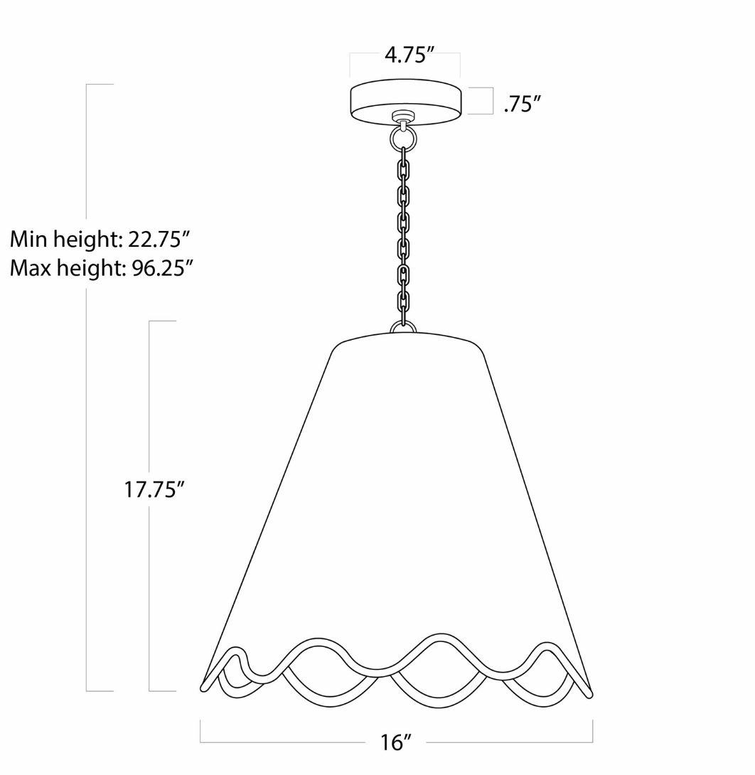Summer Outdoor Pendant - Small
