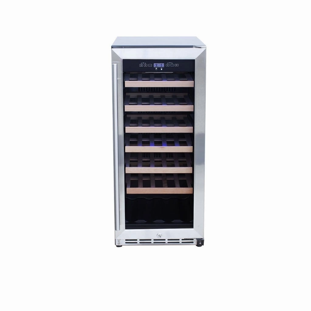 Summerset 15" Outdoor Rated Wine Cooler SSRFR-15 outdoor beverage cooler with wheels
