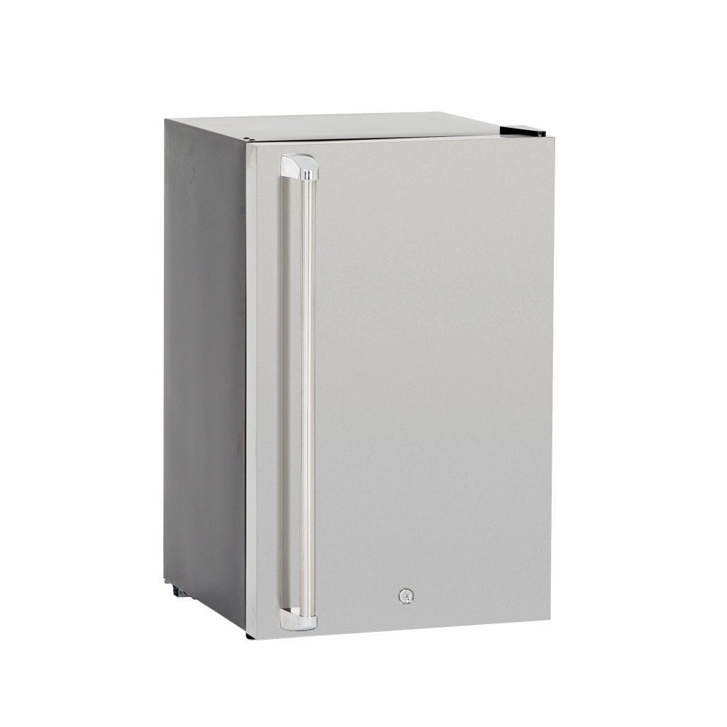 Summerset 21" 4.5 Cu.Ft. Deluxe Right/Left Hinge Compact Refrigerator outdoor beverage cooler with wheels