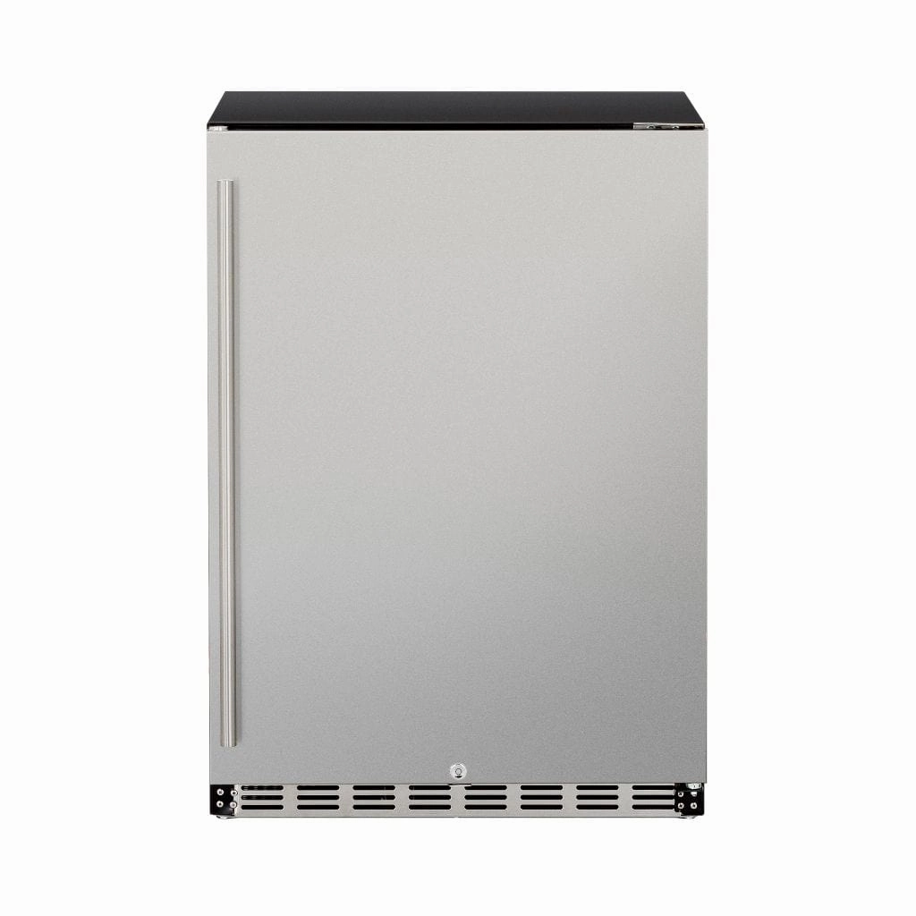 Summerset 24" 5.3 Cu. Ft. Outdoor Rated Compact Refrigerator outdoor beverage cooler with wheels