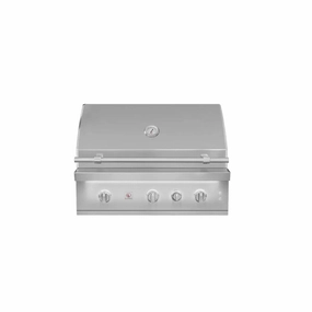Summerset Quest Series 36" Built-In Gas Grill QTS36 stainless steel BBQ grill with side table