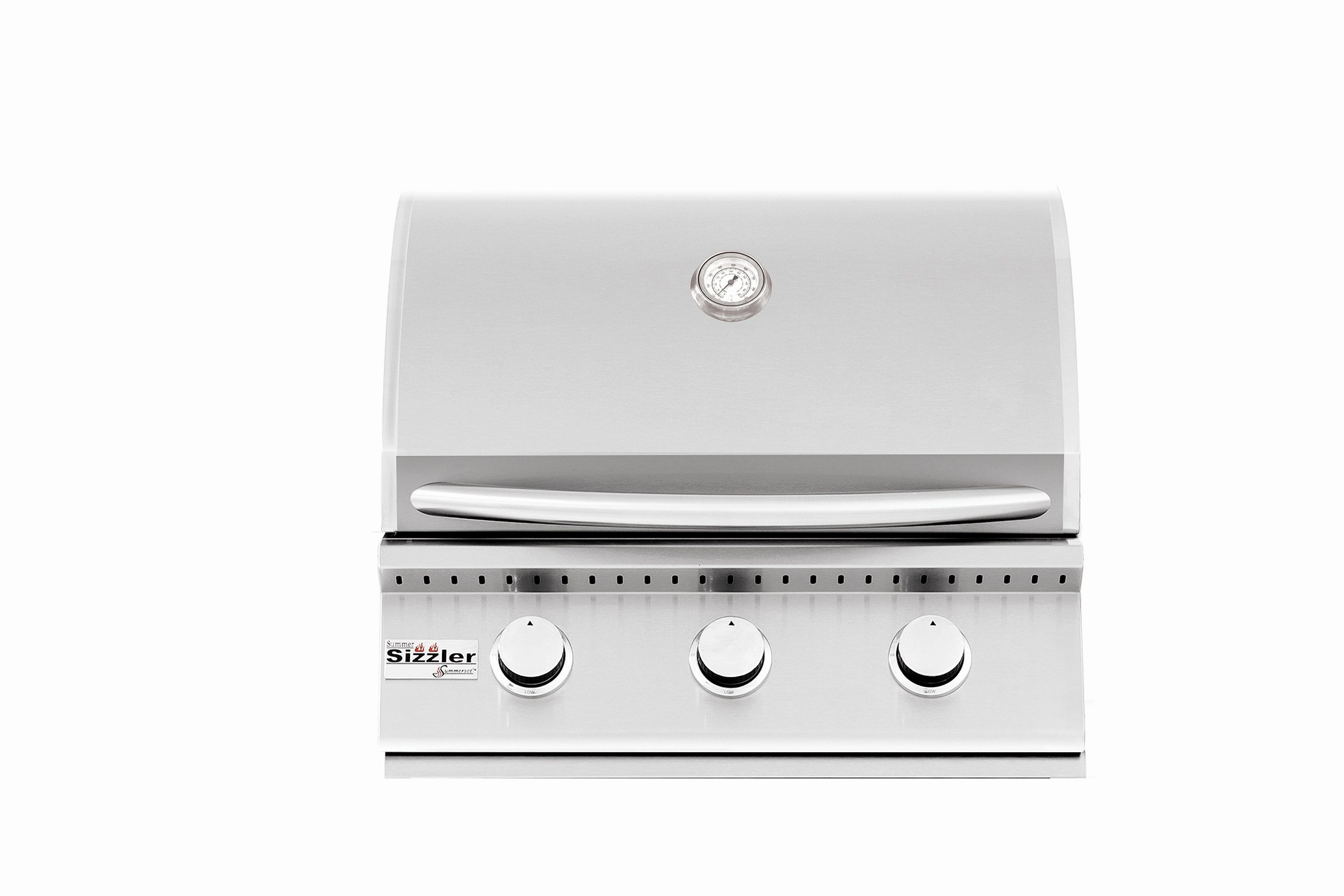 Summerset Sizzler 26" 3-Burner Built-In Gas Grill SIZ26 large capacity charcoal BBQ grills