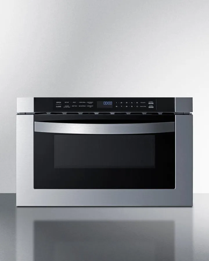Summit MDR245SS 24" Wide Built-In Drawer Microwave