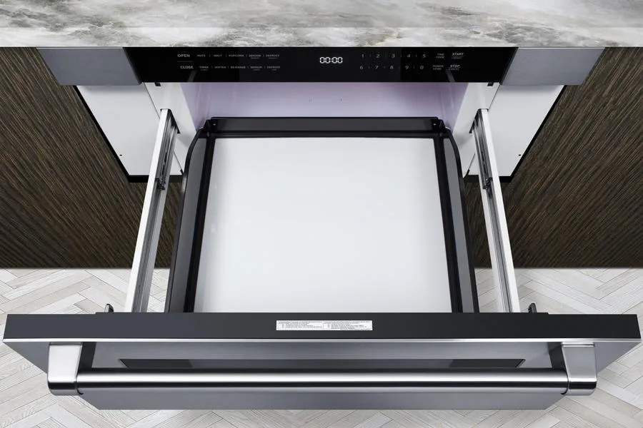Summit MDR30SS 30" Wide Built-In Drawer Microwave