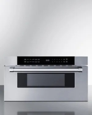 Summit MDR30SS 30" Wide Built-In Drawer Microwave