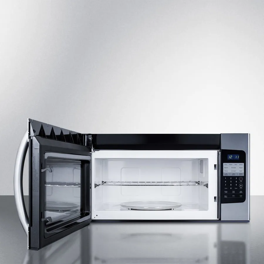 Summit OTRSS301 30" Wide Over-The-Range Microwave