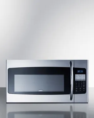 Summit OTRSS301 30" Wide Over-The-Range Microwave