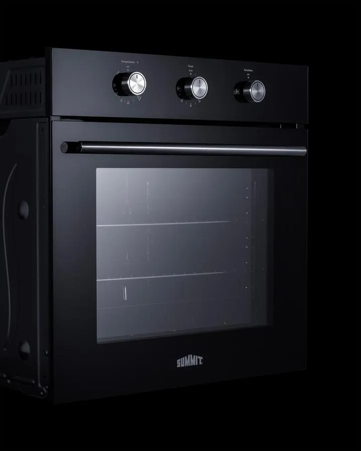 Summit SGW242BKLP 24" Wide Lp Gas Wall Oven