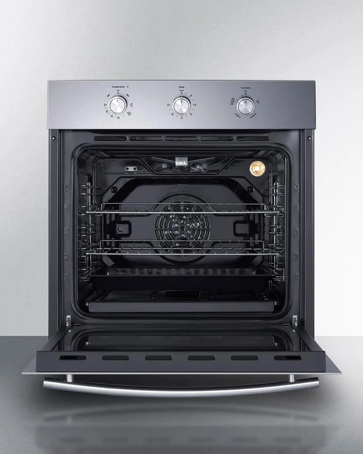 Summit SGW244SSLP 24" Wide Lp Gas Wall Oven