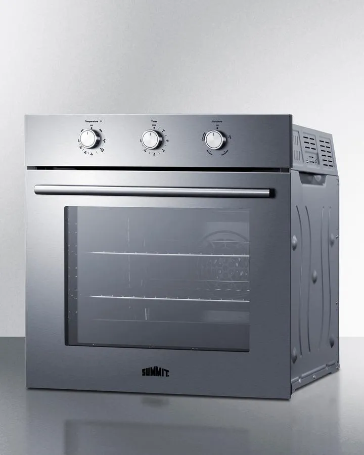 Summit SGW244SSLP 24" Wide Lp Gas Wall Oven