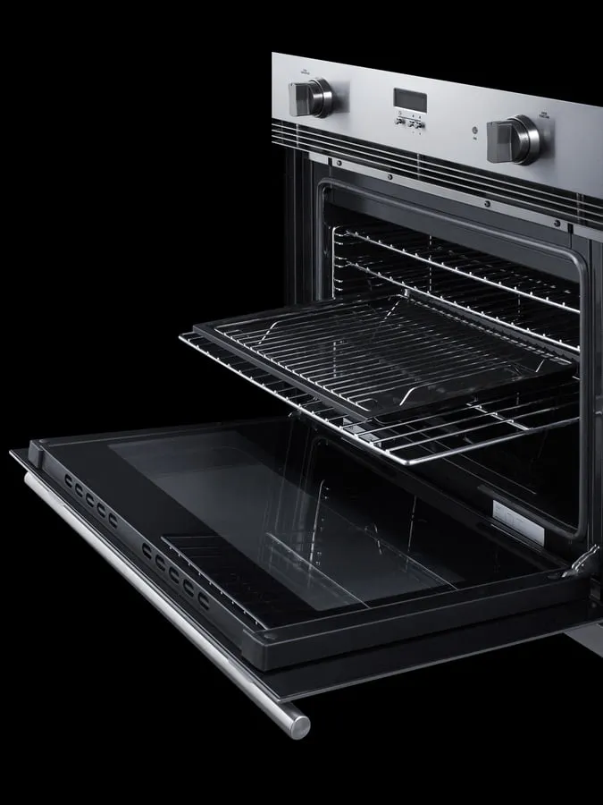 Summit SGWO30SS 30" Wide Gas Wall Oven