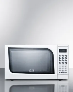 Summit SM901WH Mid-Sized Microwave Oven With A Fully White Finish; Replaces Sm900Wh