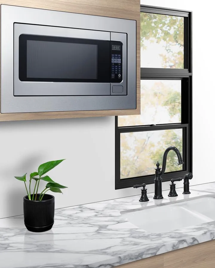 Summit SMBI27TK30 30" Wide Built-In Microwave (Trim Kit Included)
