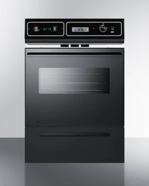 Summit TTM7212DK 24" Wide Gas Wall Oven
