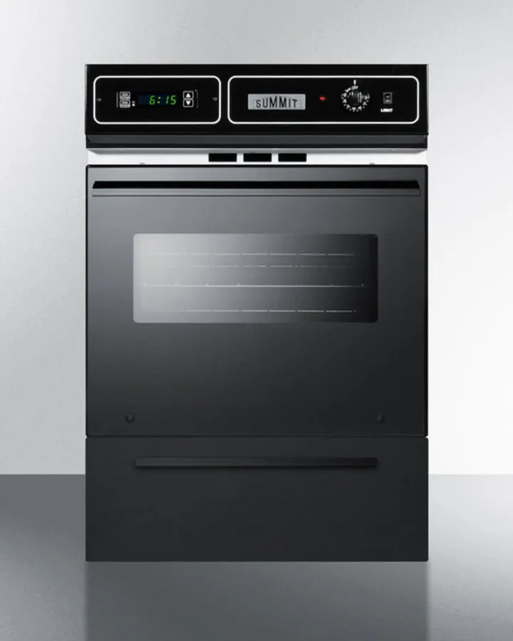 Summit TTM7212KW 24" Wide Gas Wall Oven