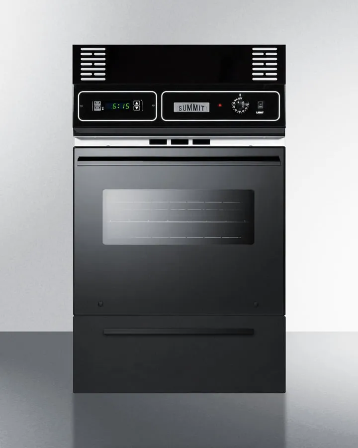 Summit TTM7212KW 24" Wide Gas Wall Oven