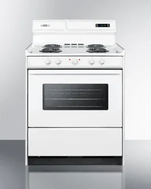 Summit WEM230KW 30" Wide Electric Coil Top Range