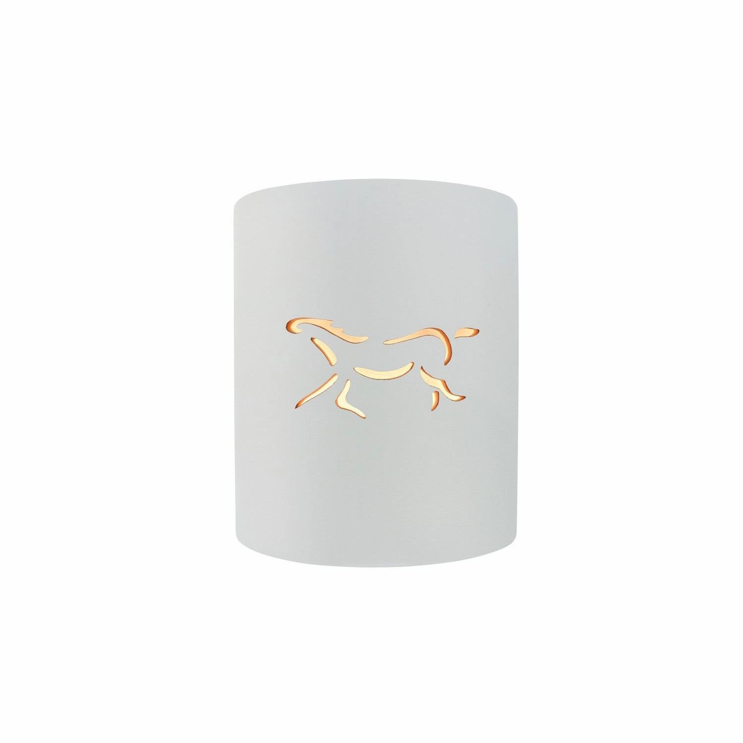 Sun Dagger One Light Wall Sconce Gloss White (outside and inside of fixture)Outdoor wall sconces with motion sensor
