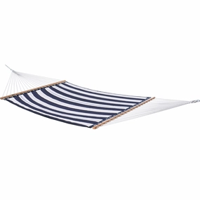 Sunbrella Quilted Spreader Bar Hammock - Harbour outdoor hammock with stand and canopy