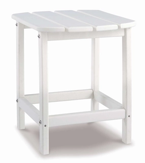 Sundown Treasure - Outdoor White End Tableoutdoor patio furniture set